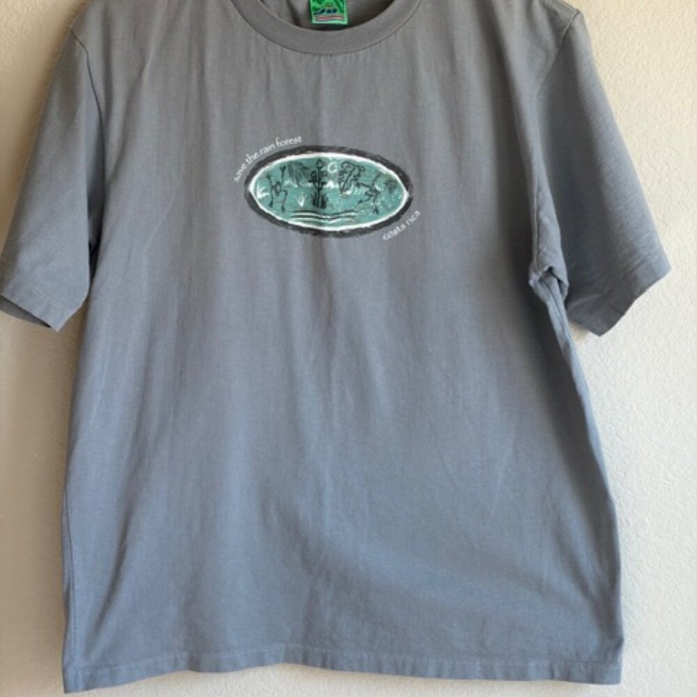 JB Costa Rica Save The Rain Forest Gray Unisex T-Shirt Outdoor Eco Nature